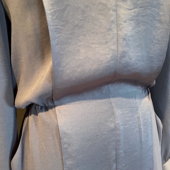 BCBGmaxazria neutral grey long sleeve pullover elastic waist dress size medium - Picture 7 of 14